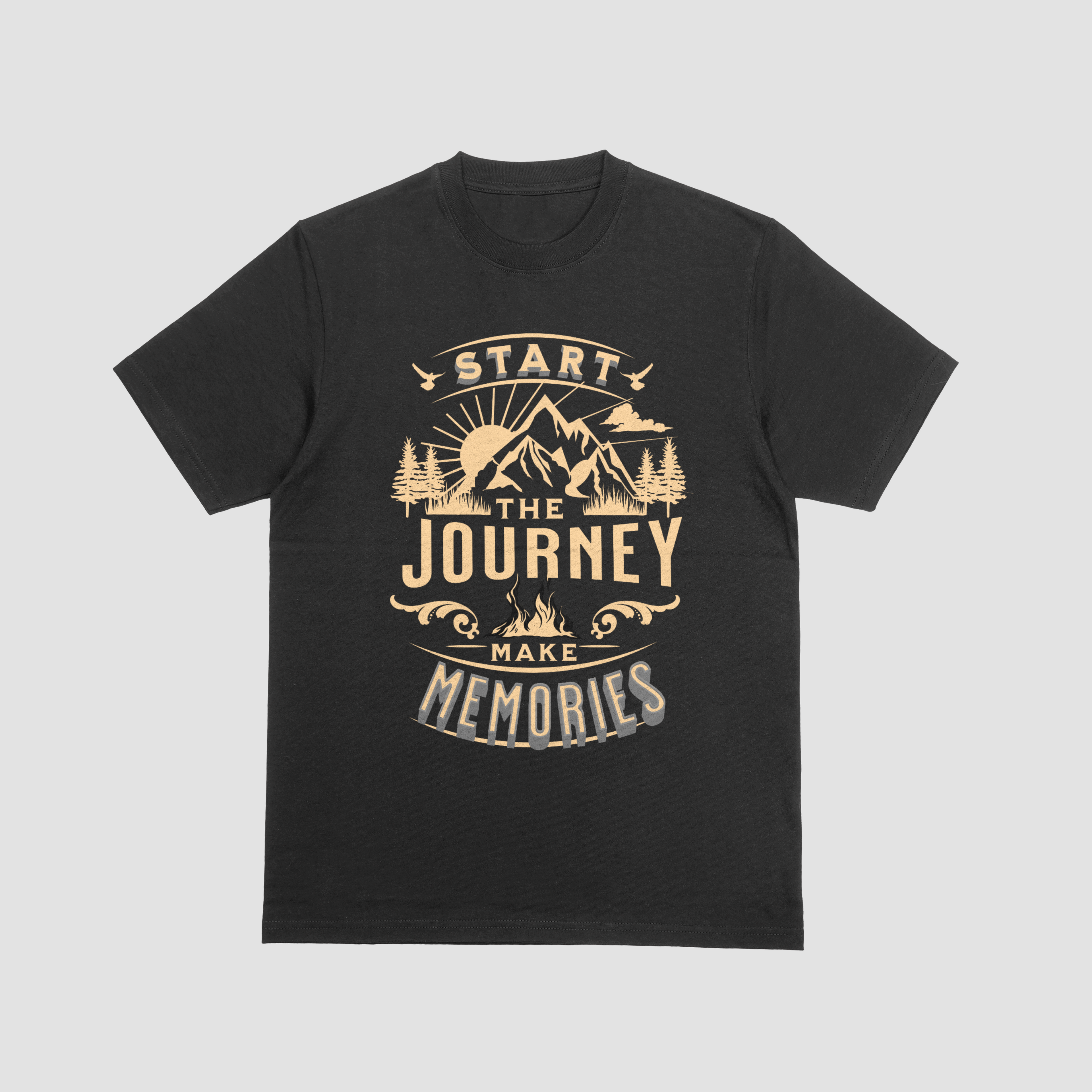 START THE JOURNEY MAKE MEMORIES SHORT SLEEVE T-SHIRT