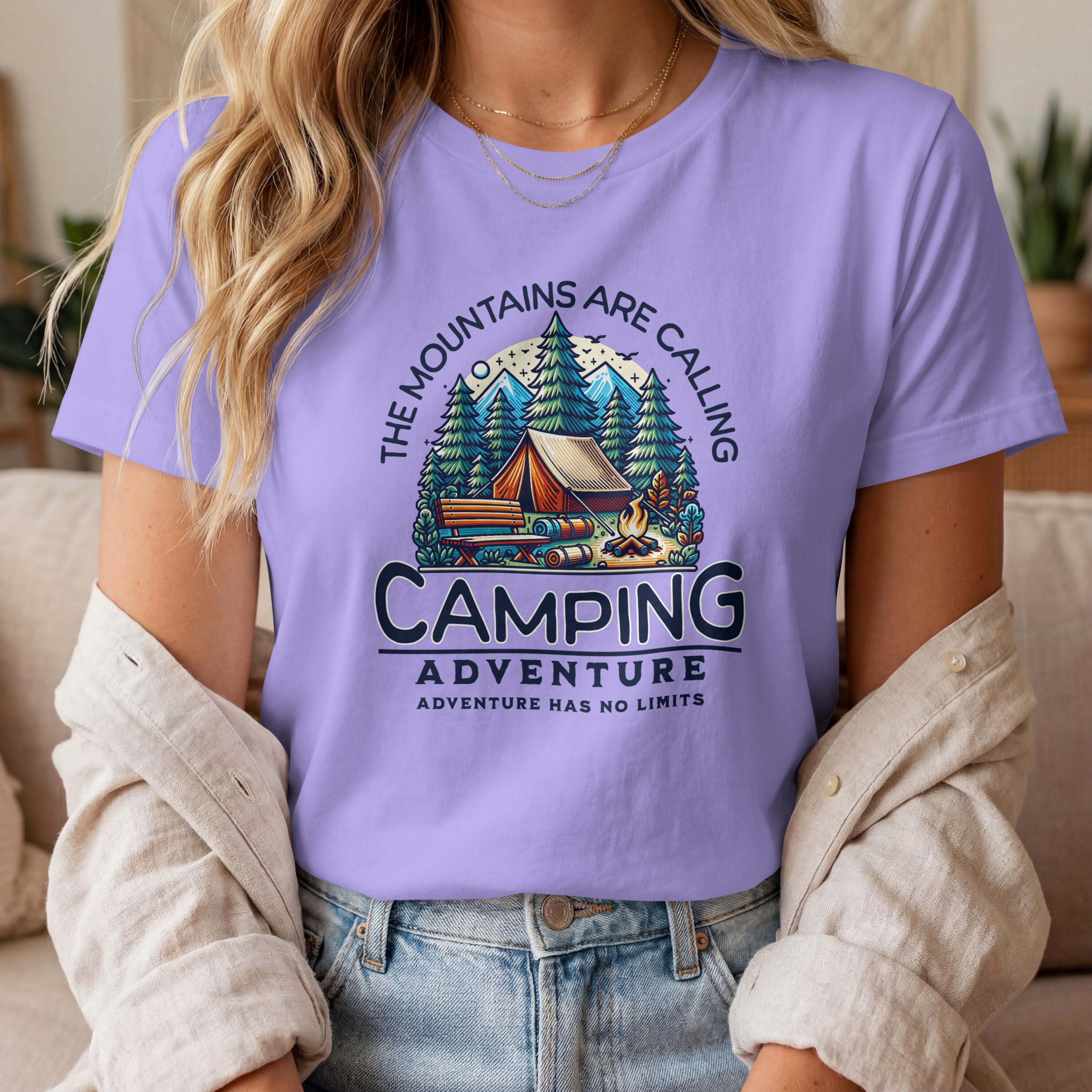 MOUNTAINS ARE CALLING SHORT SLEEVE T=SHIRT