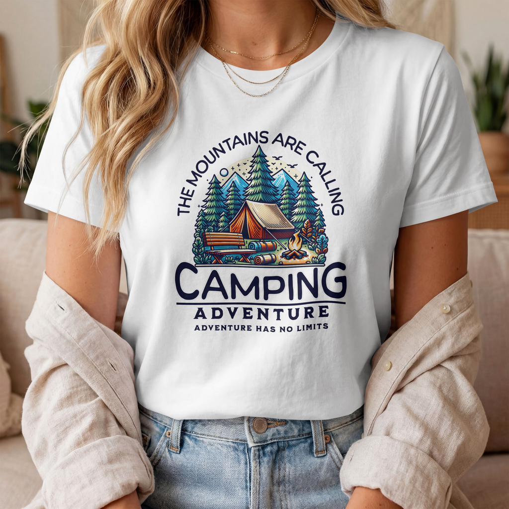 MOUNTAINS ARE CALLING SHORT SLEEVE T=SHIRT