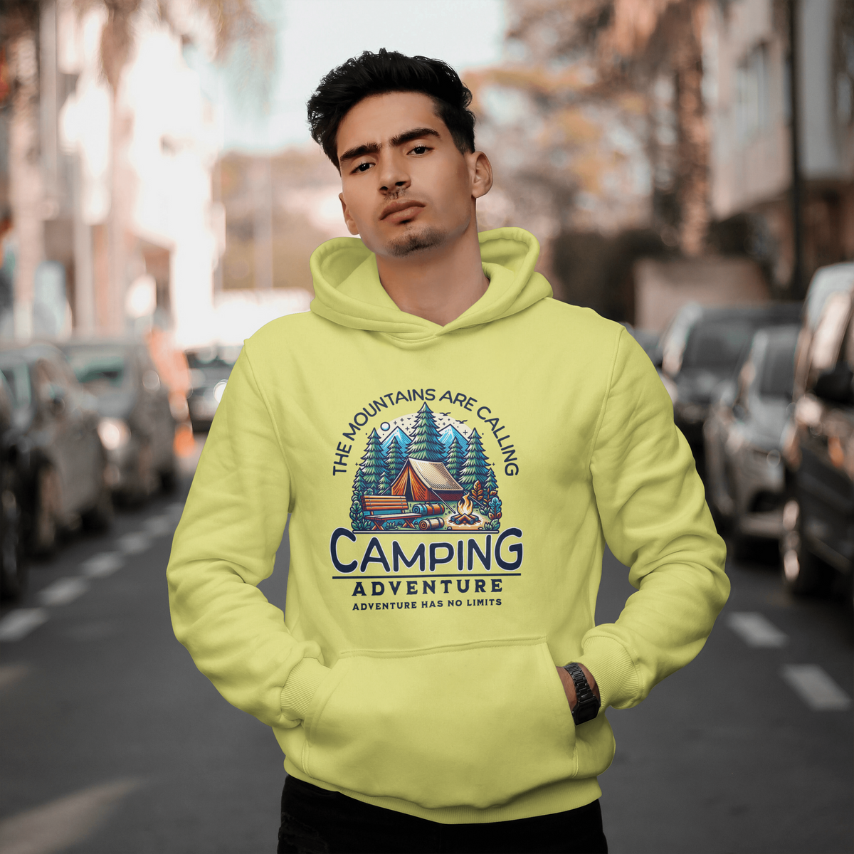 The Mountains Are Calling Adventure Hoodie | Adventure Has No Limits