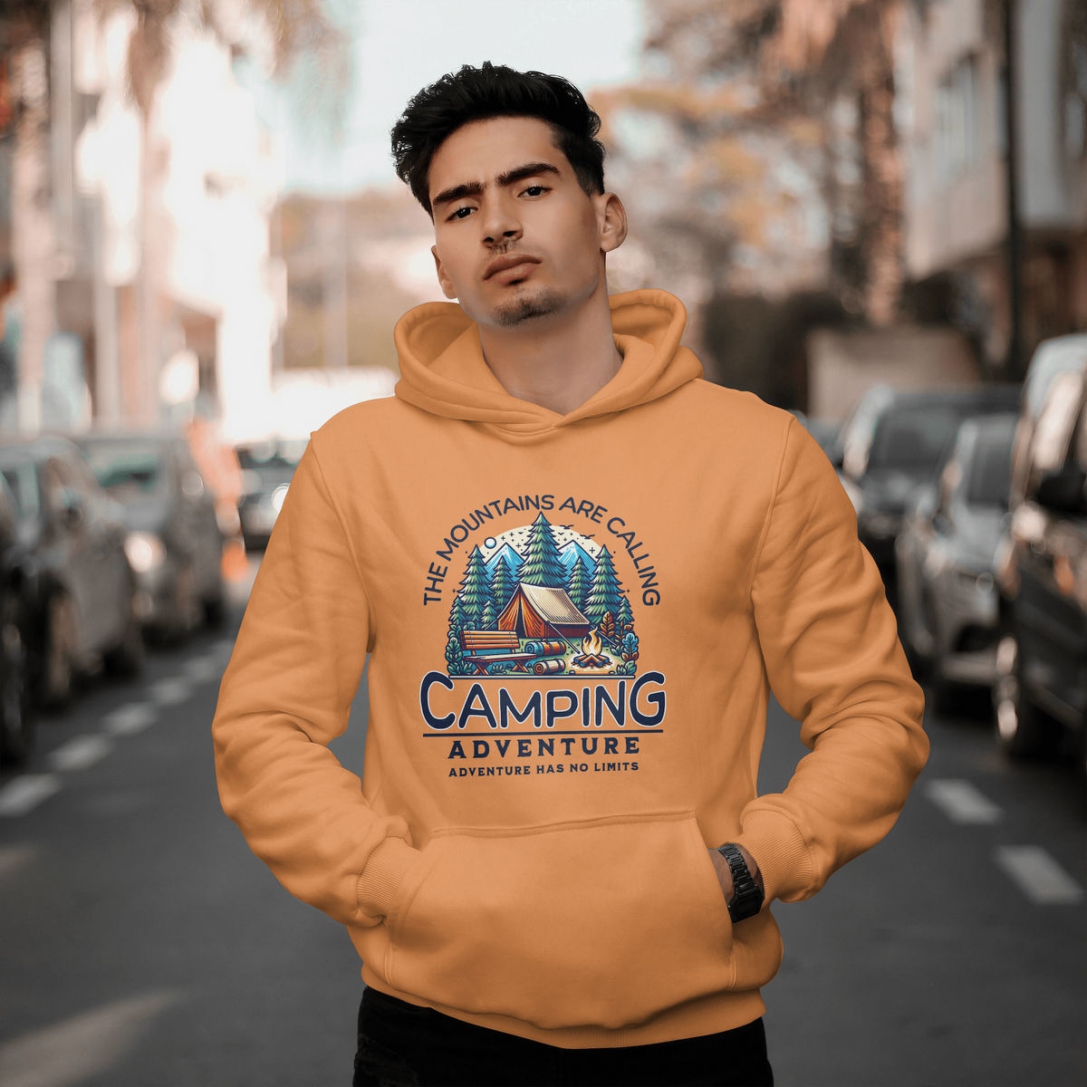 The Mountains Are Calling Adventure Hoodie | Adventure Has No Limits