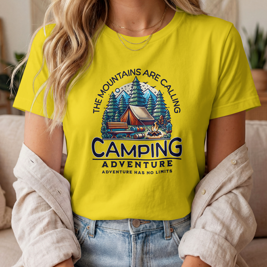 MOUNTAINS ARE CALLING SHORT SLEEVE T=SHIRT