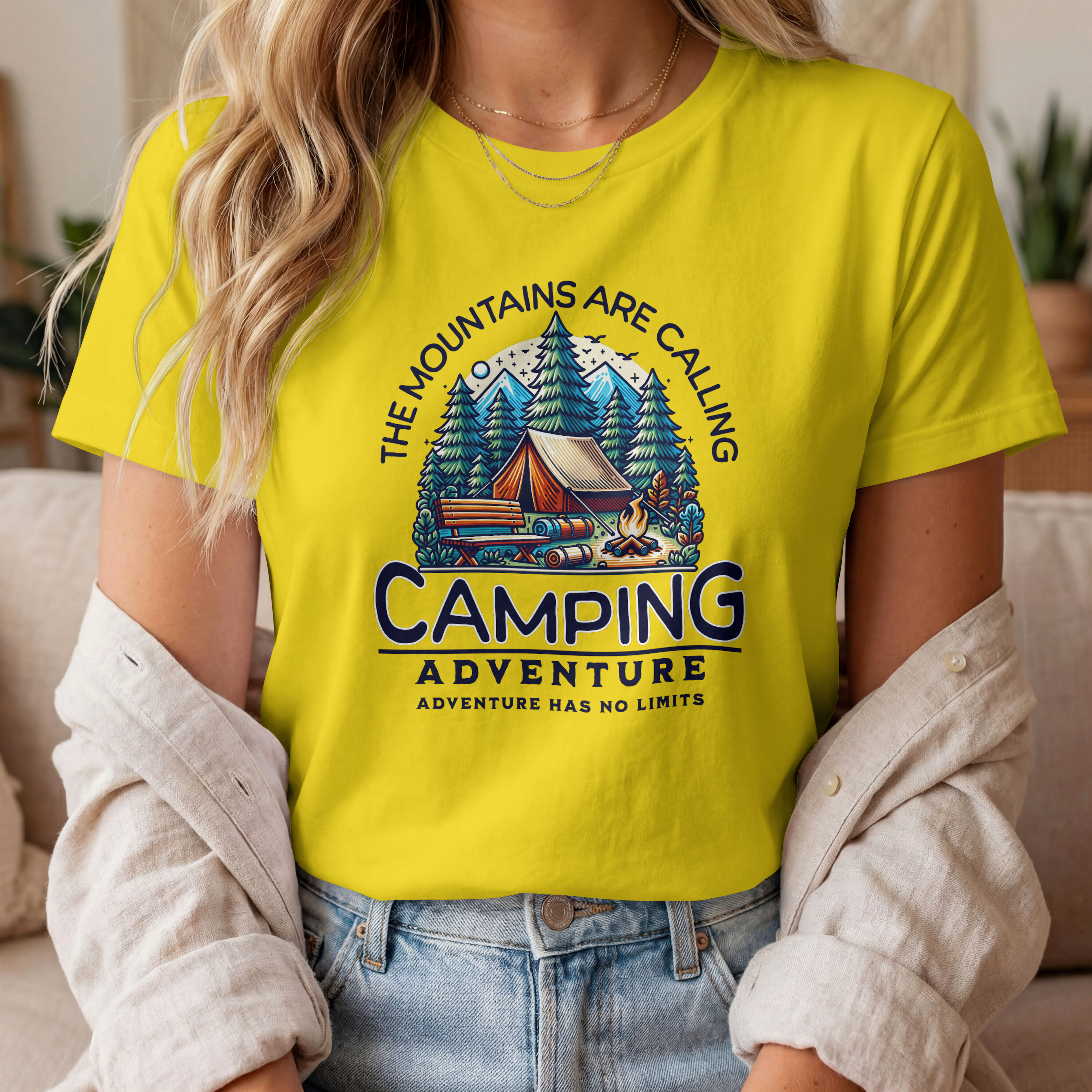 MOUNTAINS ARE CALLING SHORT SLEEVE T=SHIRT