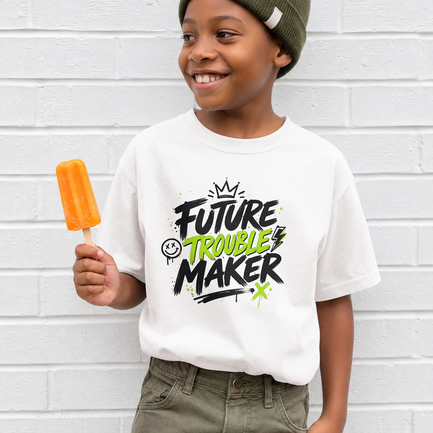 YOUTH FUTURE TROUBLE MAKER SHORT T-SHIRT