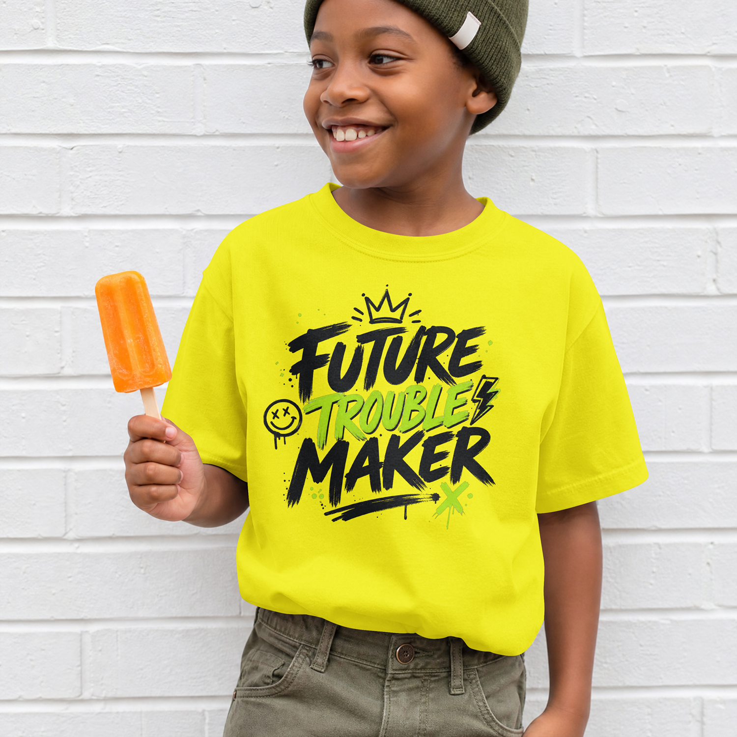YOUTH FUTURE TROUBLE MAKER SHORT T-SHIRT