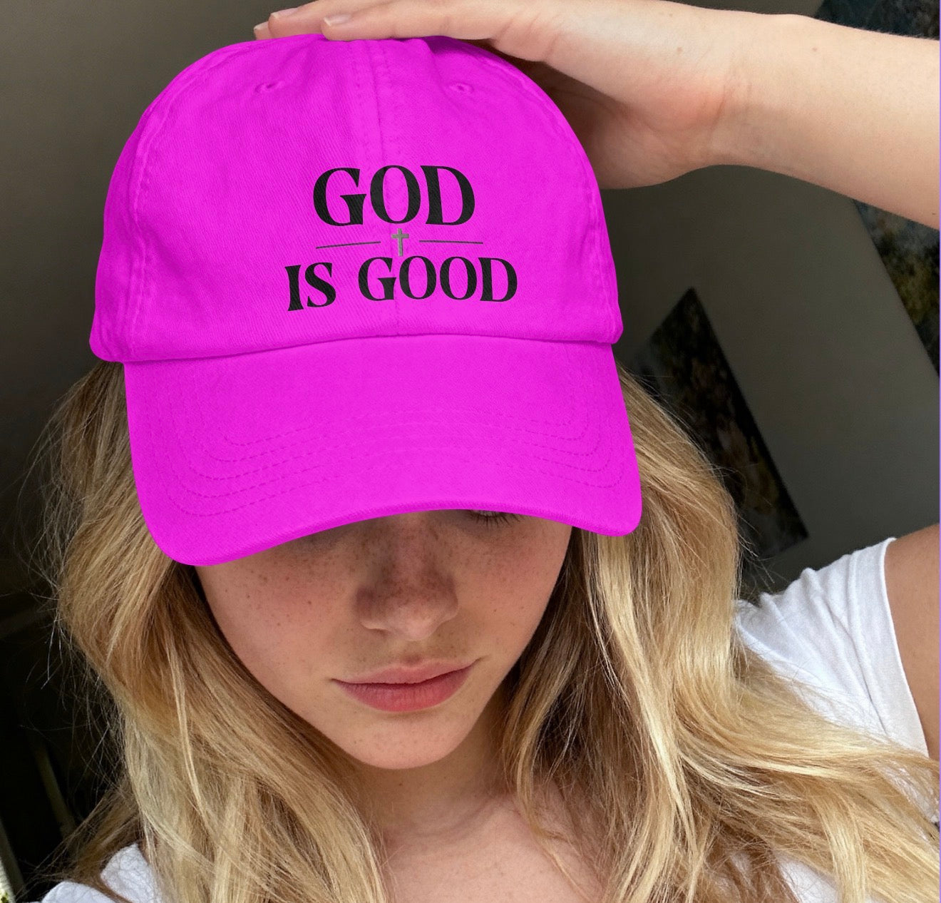 GOD IS GOOD BASEBALL CAP