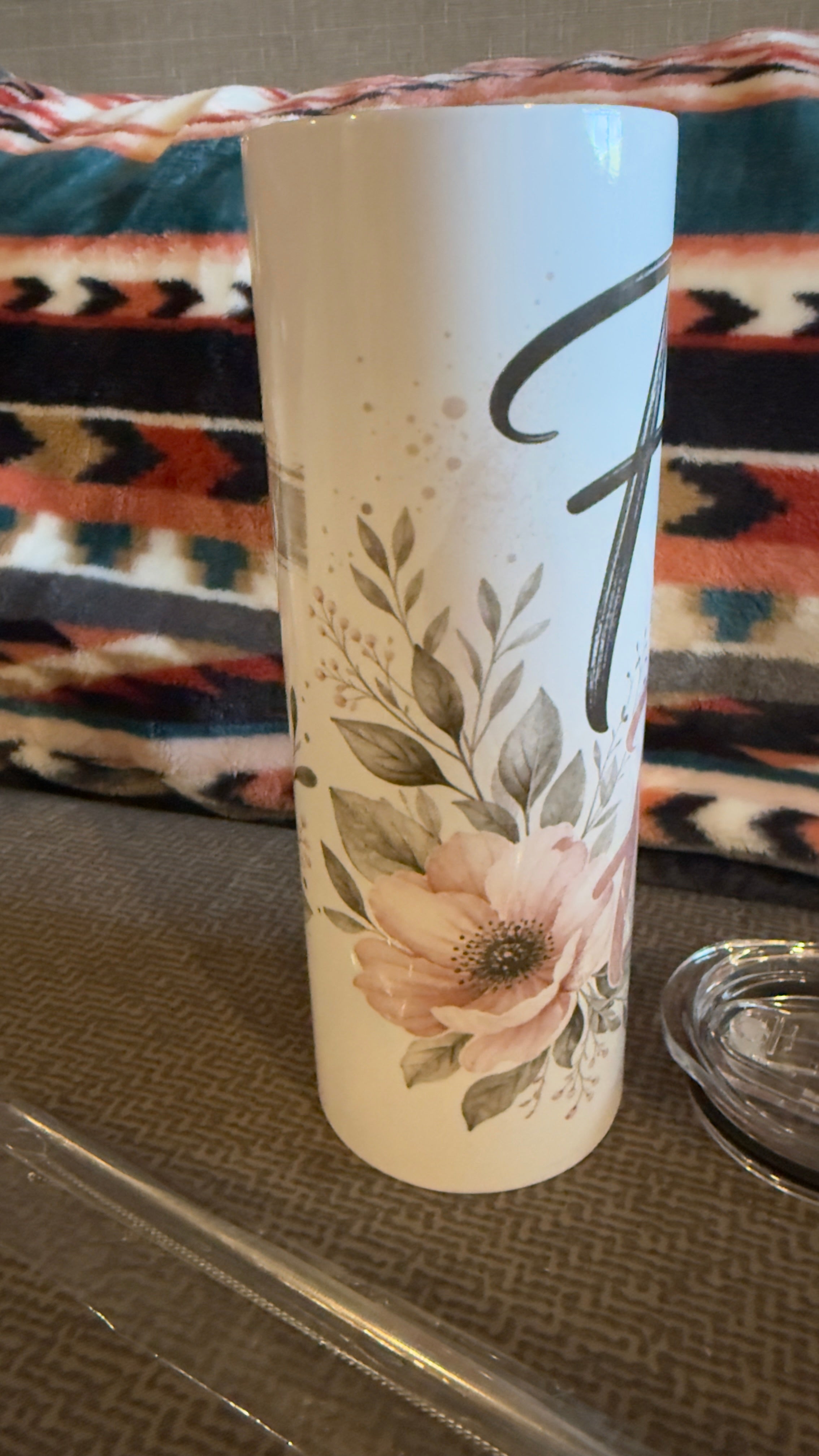 FAITH OVER FEAR HANDMADE CUSTOM SUBLIMATION TUMBLERS