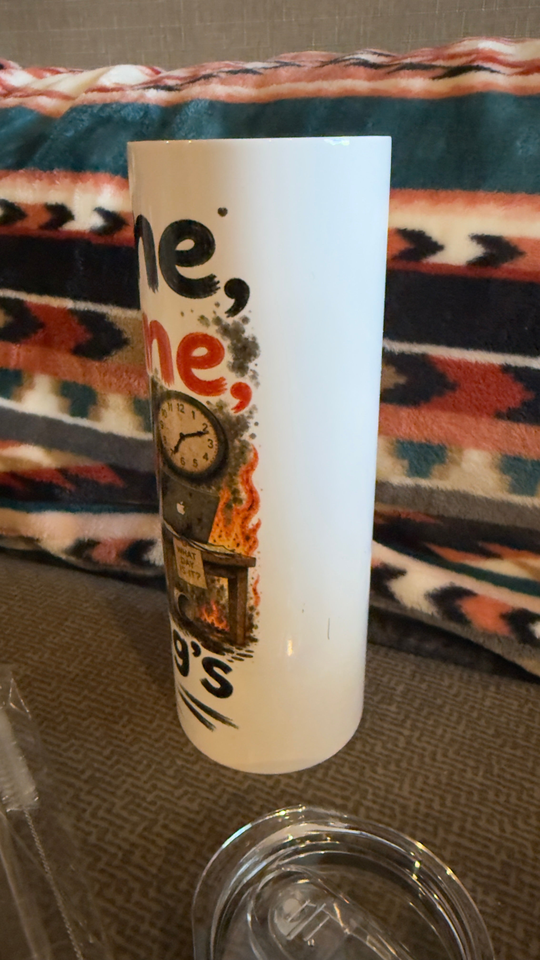IT'S FINE, I/M FINE, EVERYTHINGS FINE HOMEMADE CUSTOM 20 OZ SKINNY TUMBLER