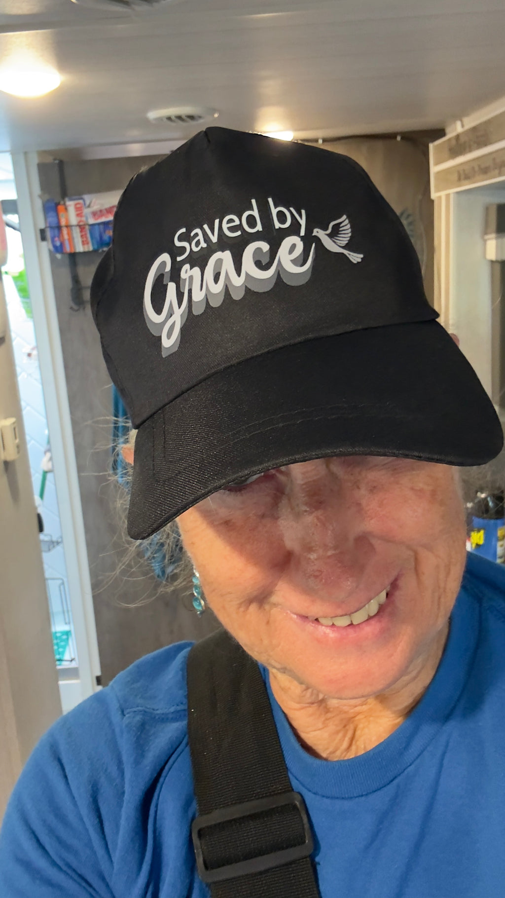 SAVED BY GRACE BASEBALL CAP