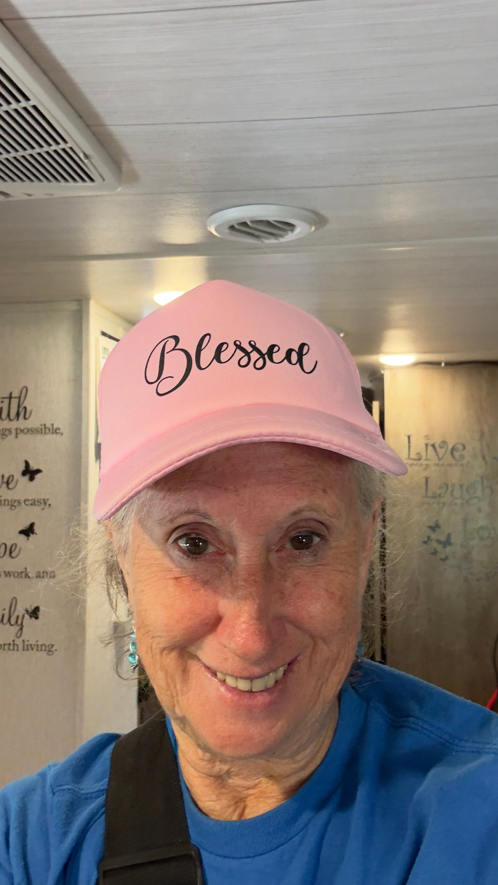 BLESSED CUSTOM TRUCKER CAP