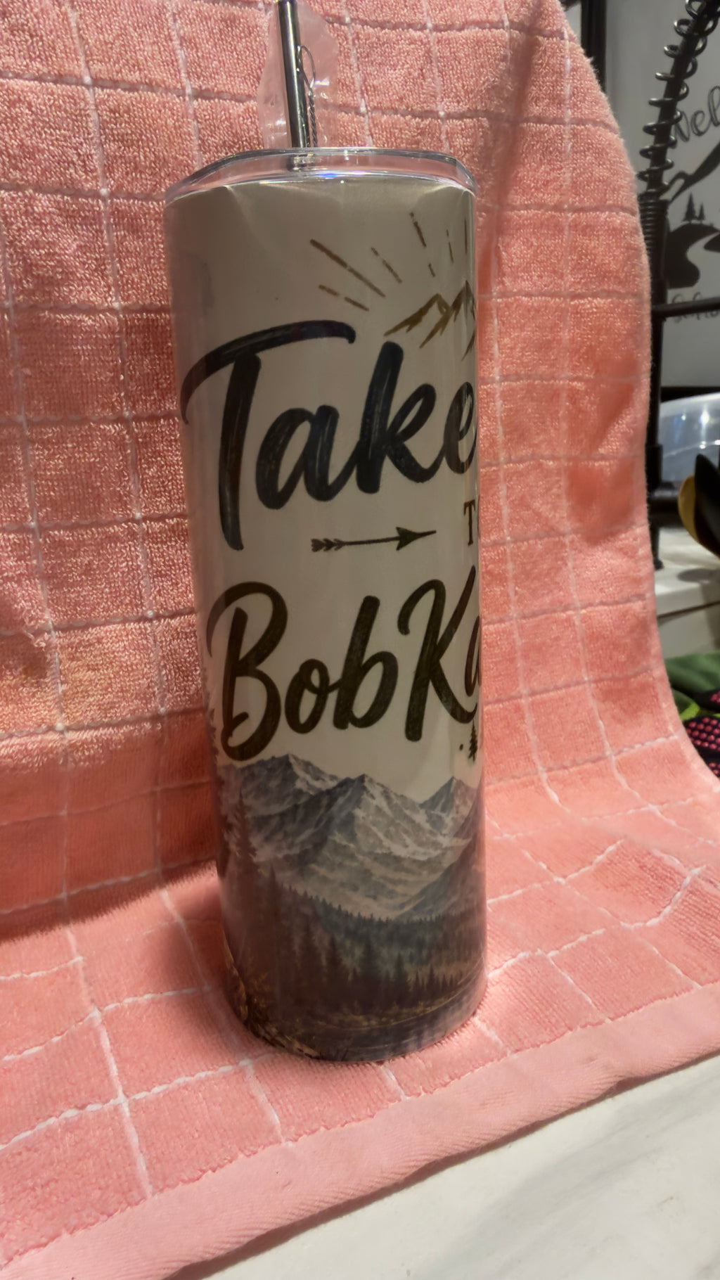 TAKE ME TO BOBKAT HOLLER 20 OZ  SKINNY TUMBLER