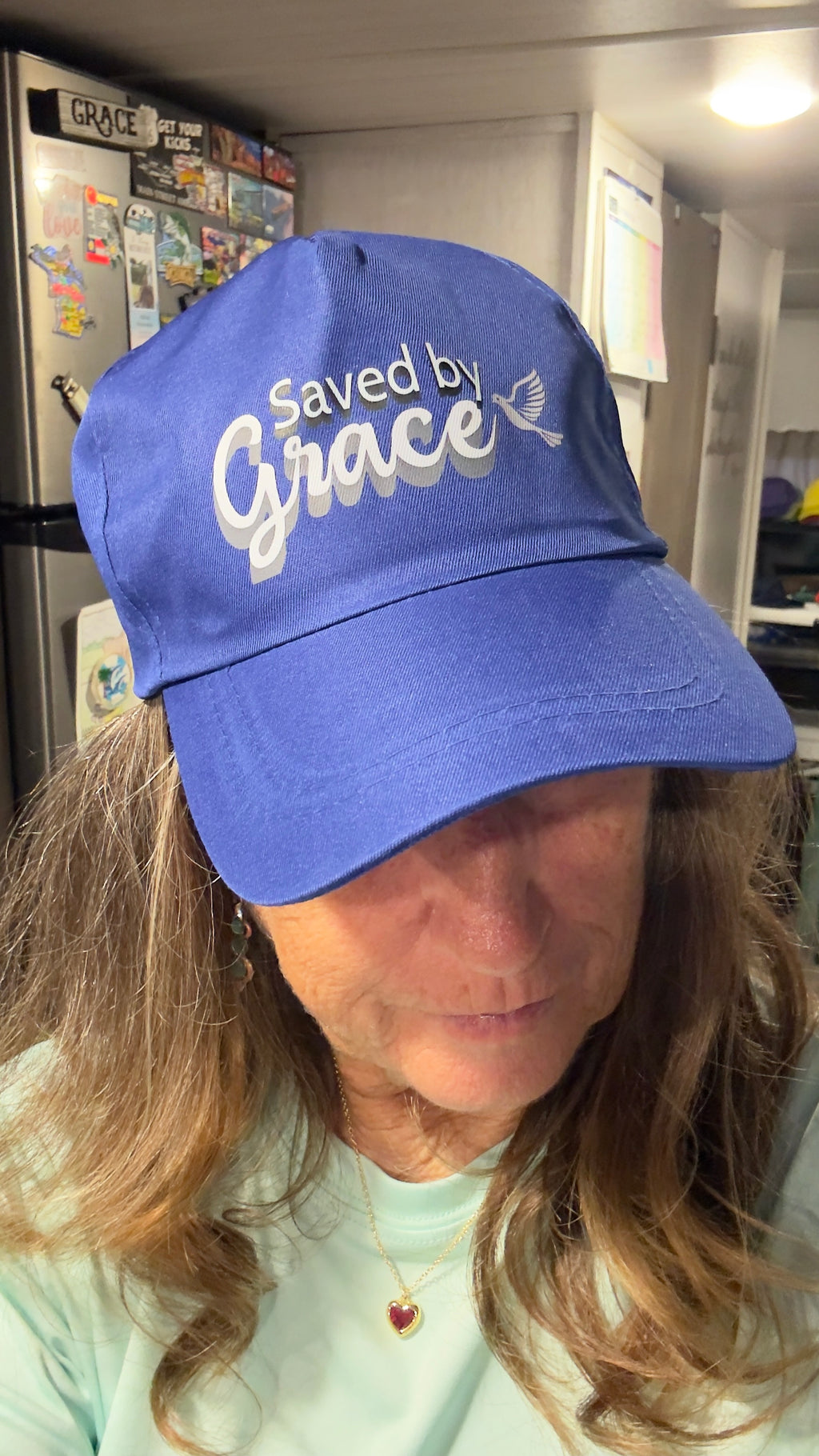 Saved By Grace Baseball Cap
