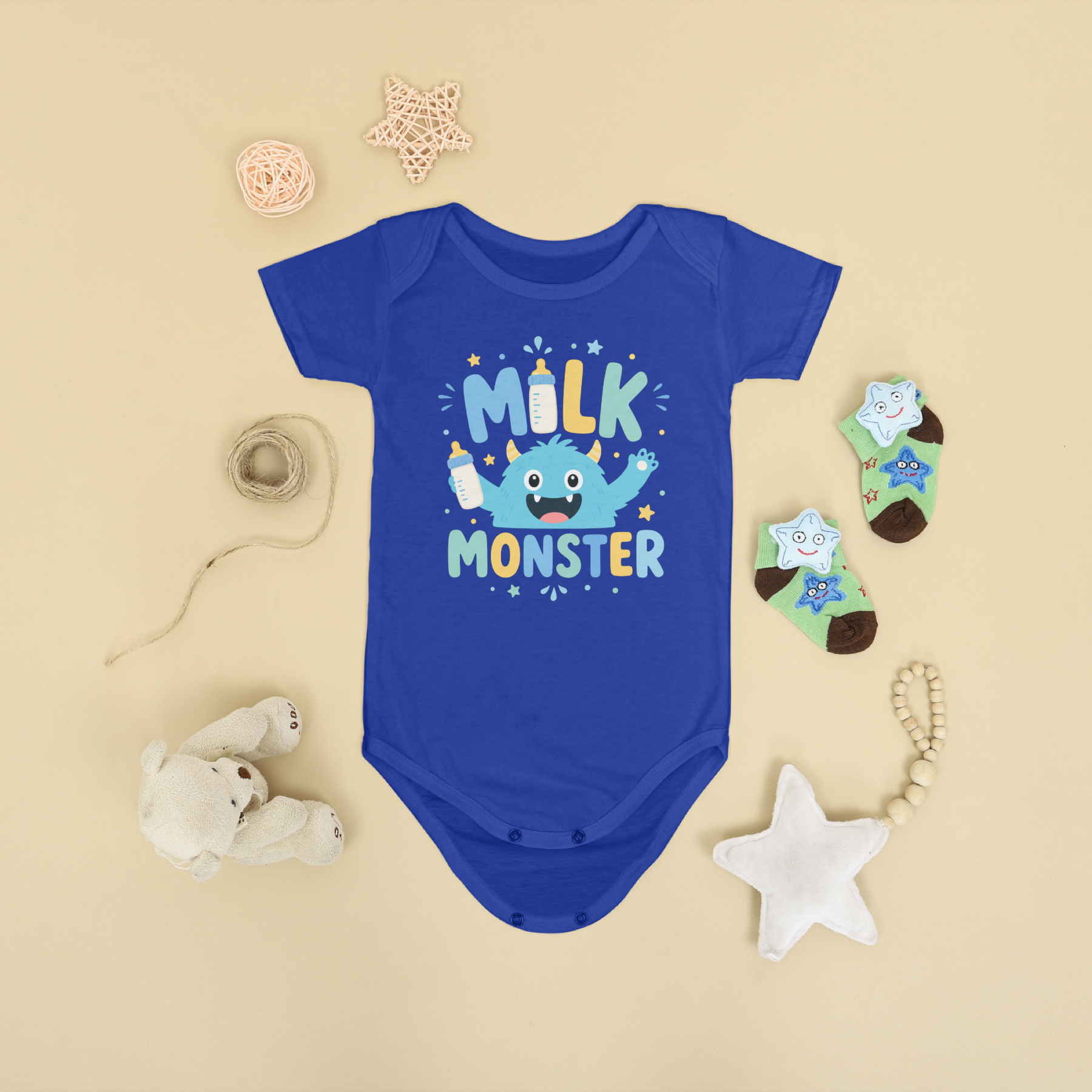 MILK MONSTER BABY ONESIE