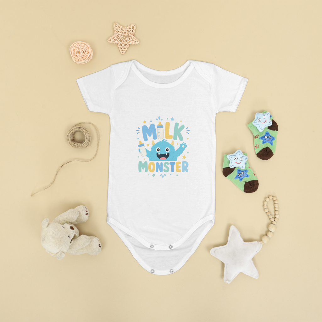 MILK MONSTER BABY ONESIE