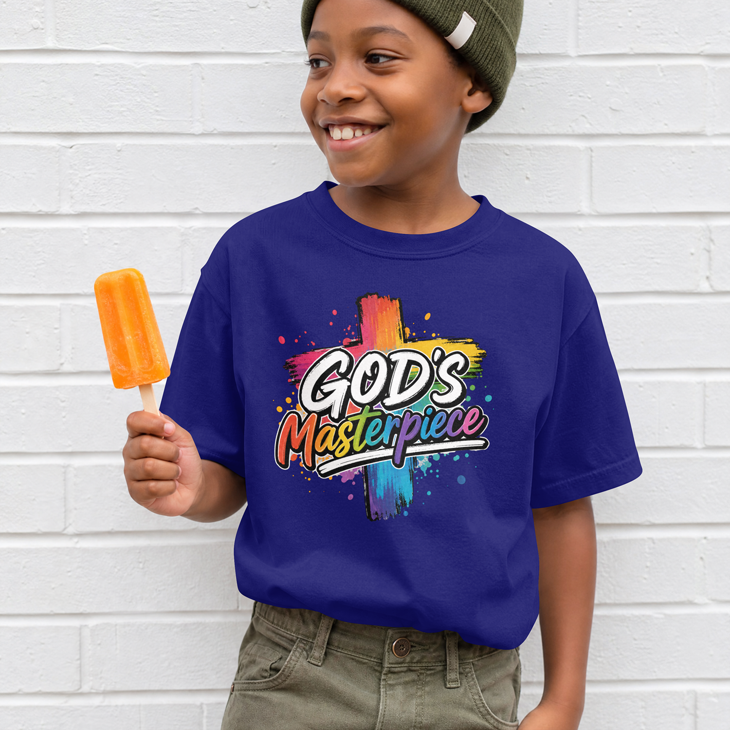 YOUTH/TODDLER GOD'S MASTERPIECE SHORT SLEEVE T-SHIRT