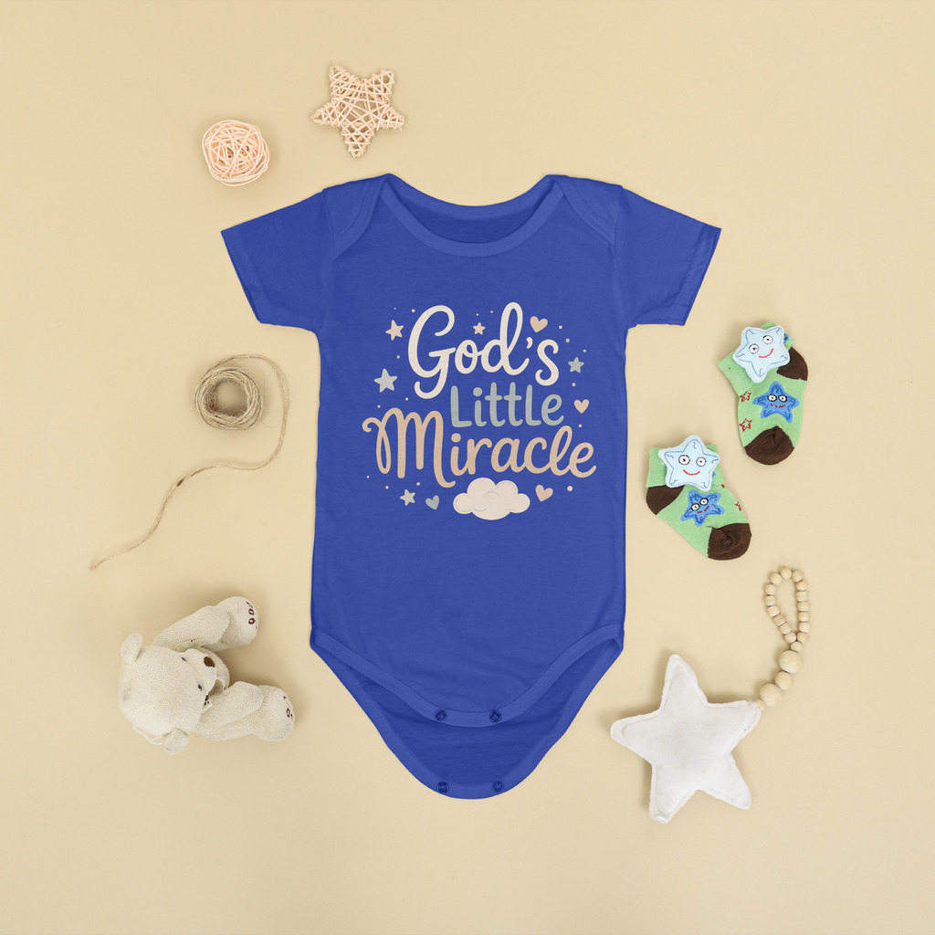 GOD'S LITTLE MIRACLE BABY ONESIE