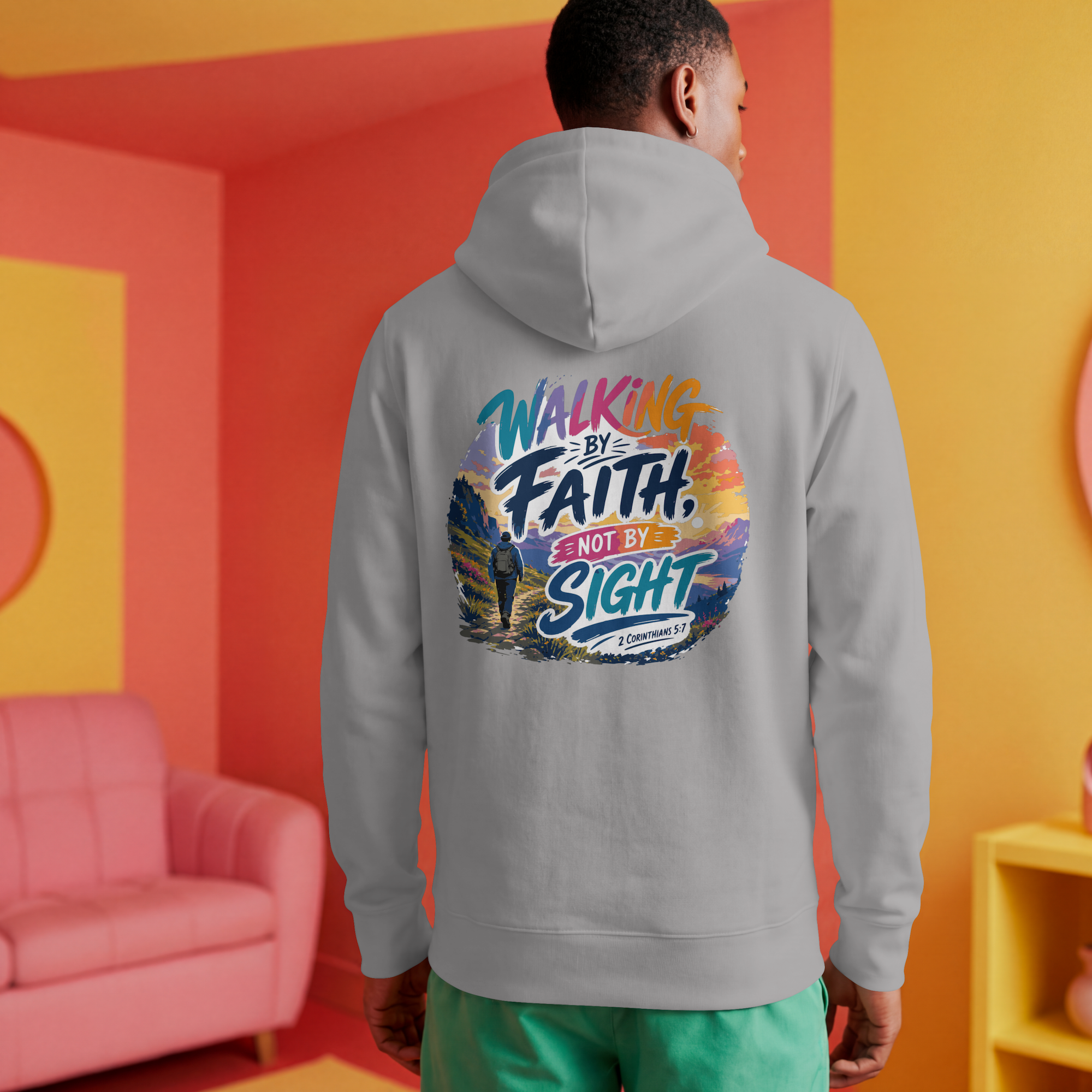 Faith Based Custom Hoodie Gray