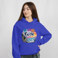 Faith Based Custom Hoodie Royal Blue