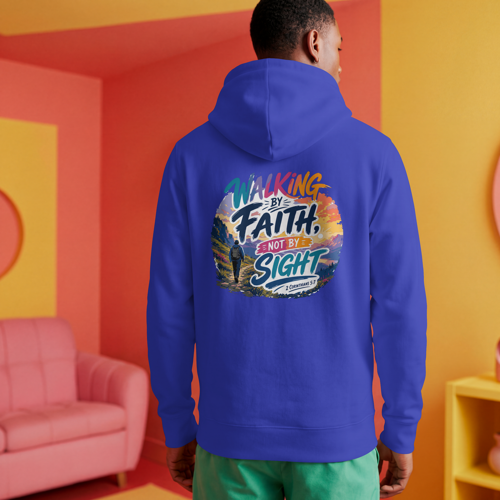 Faith Based Custom Hoodie Royal Blue
