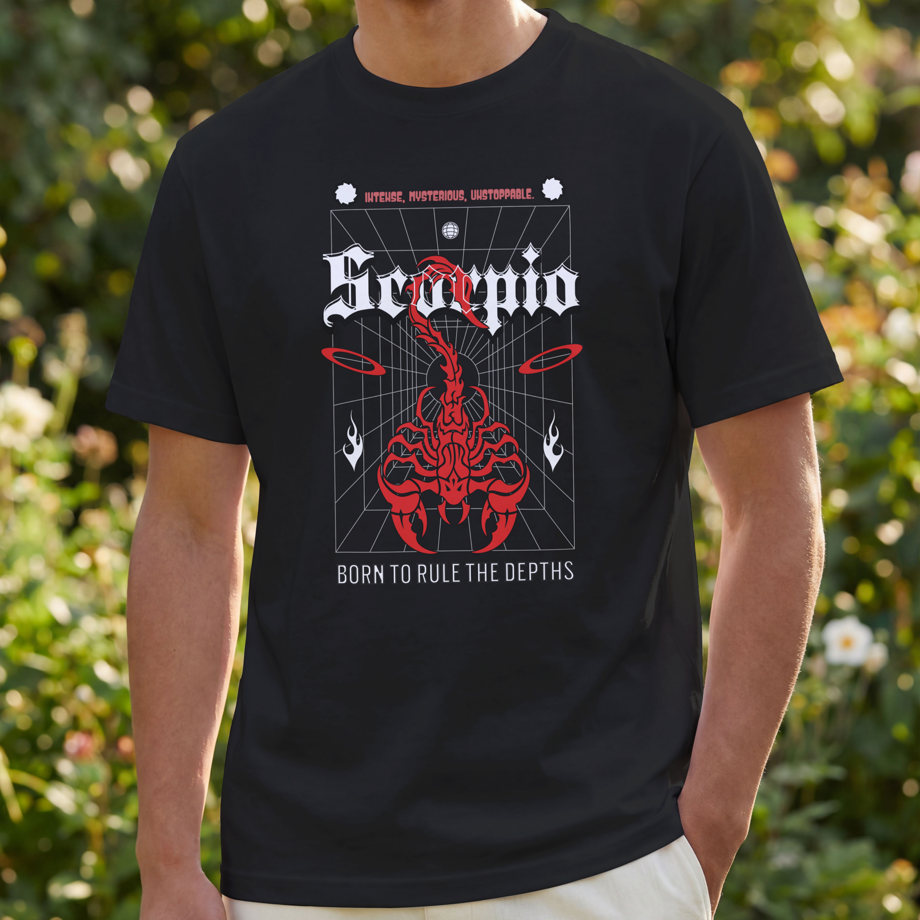SCORPIO SIGN SHORT SLEEVE T-SHIRT