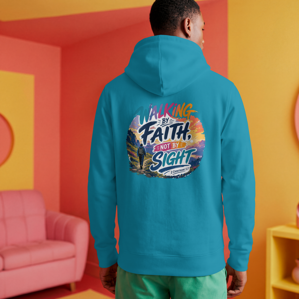 Faith Based Custom Hoodie Teal